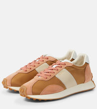 Tod's T Vintage suede and technical sneakers