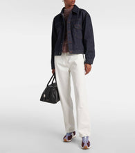 Tod's T Vintage suede-trimmed sneakers