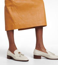 Tod's Tassel-trimmed leather loafers