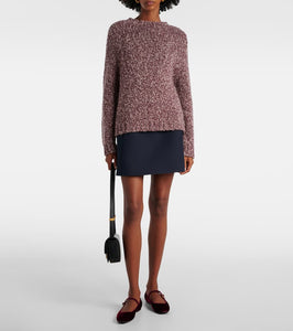 Tod's Velvet Mary Jane flats