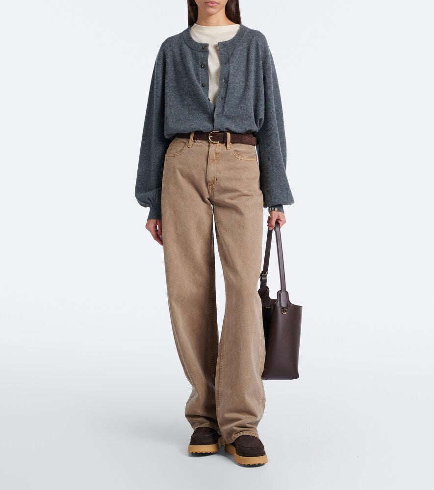 Tod's Gommino  shearling-lined suede ankle boots in Brown - Flat Boots
