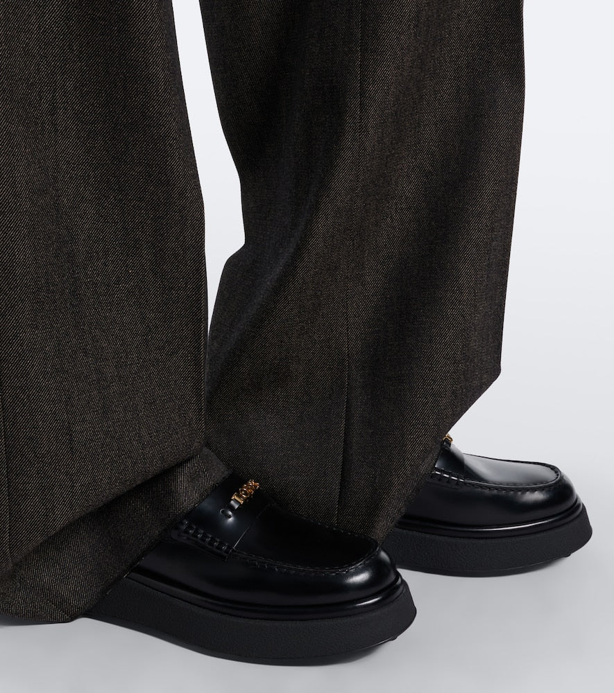 Tod's Leather platform loafers - Black Loafers