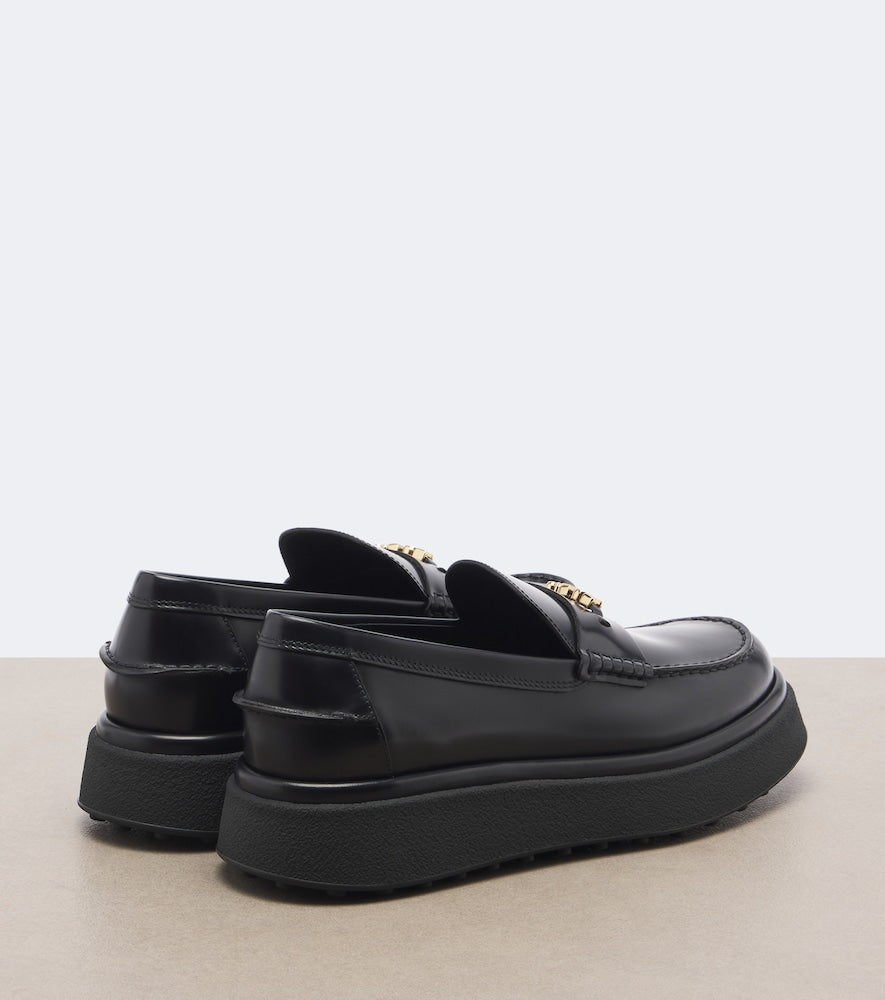 Tod's Leather platform loafers - Black Loafers