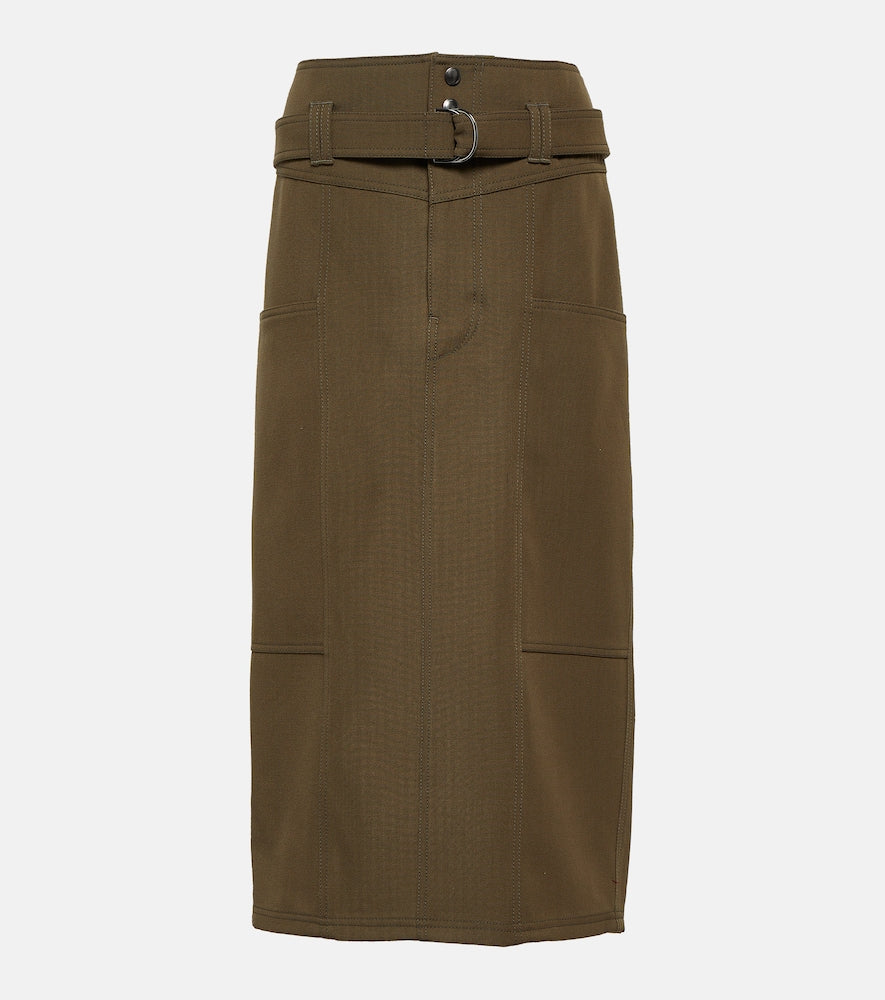Tod's Wool midi skirt - Tod's 羊毛中长裙