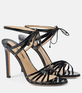 Tom Ford Angelica 105 patent leather sandals