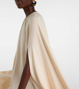 Tom Ford Asymmetric silk-blend cady kaftan