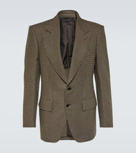 Tom Ford Atticus houndstooth wool-blend blazer