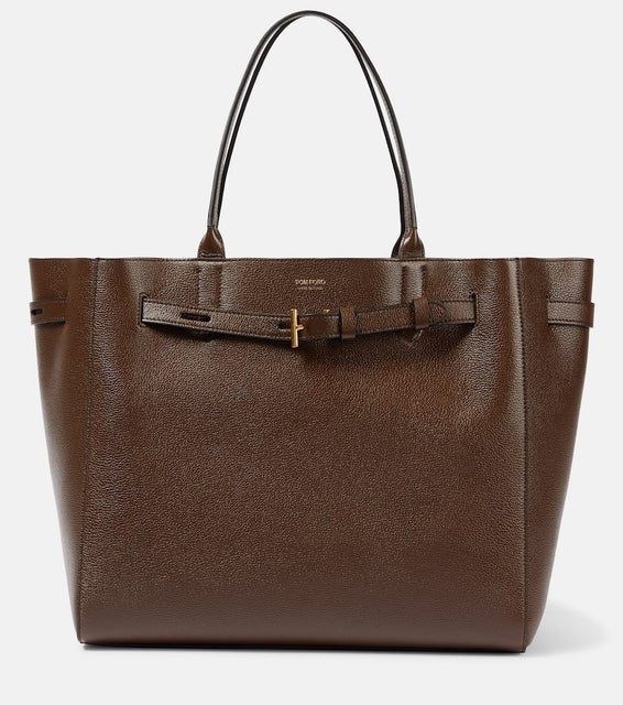 Tom Ford Audrey Large leather tote bag. Shop Tom Ford Tote Bags for women now.