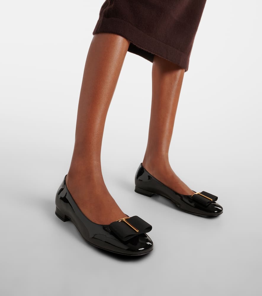 Tom Ford Audrey patent leather ballet flats