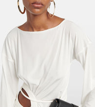 Tom Ford Belted cutout jersey minidress