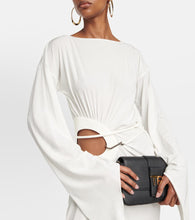 Tom Ford Belted cutout jersey minidress