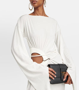 Tom Ford Belted cutout jersey minidress