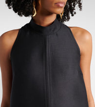 Tom Ford Belted wool and silk cr√É¬™pe minidress