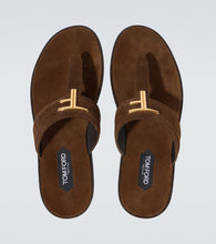 Tom Ford Brighton TF suede thong sandals