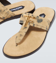 Tom Ford Brighton leather slides