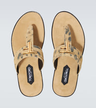 Tom Ford Brighton leather slides