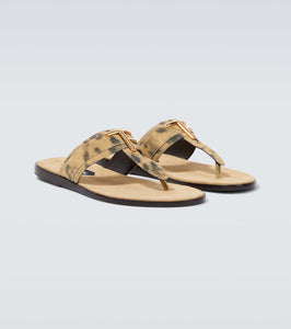 Tom Ford Brighton leather slides