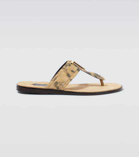 Tom Ford Brighton leather slides