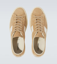 Tom Ford Cambridge leather-trimmed suede sneakers