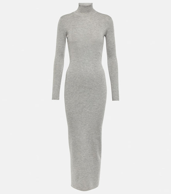 Tom Ford Cashmere and silk turtleneck dress