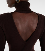 Tom Ford Cashmere turtleneck midi dress