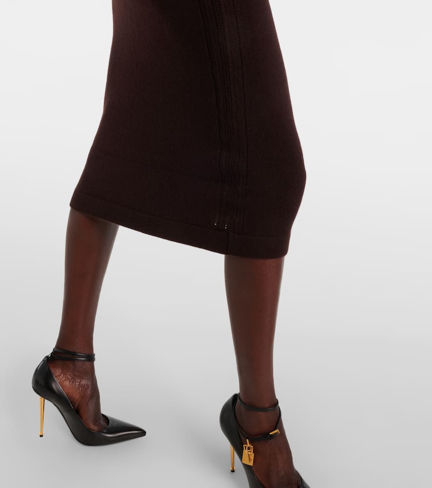 Tom Ford Cashmere turtleneck midi dress