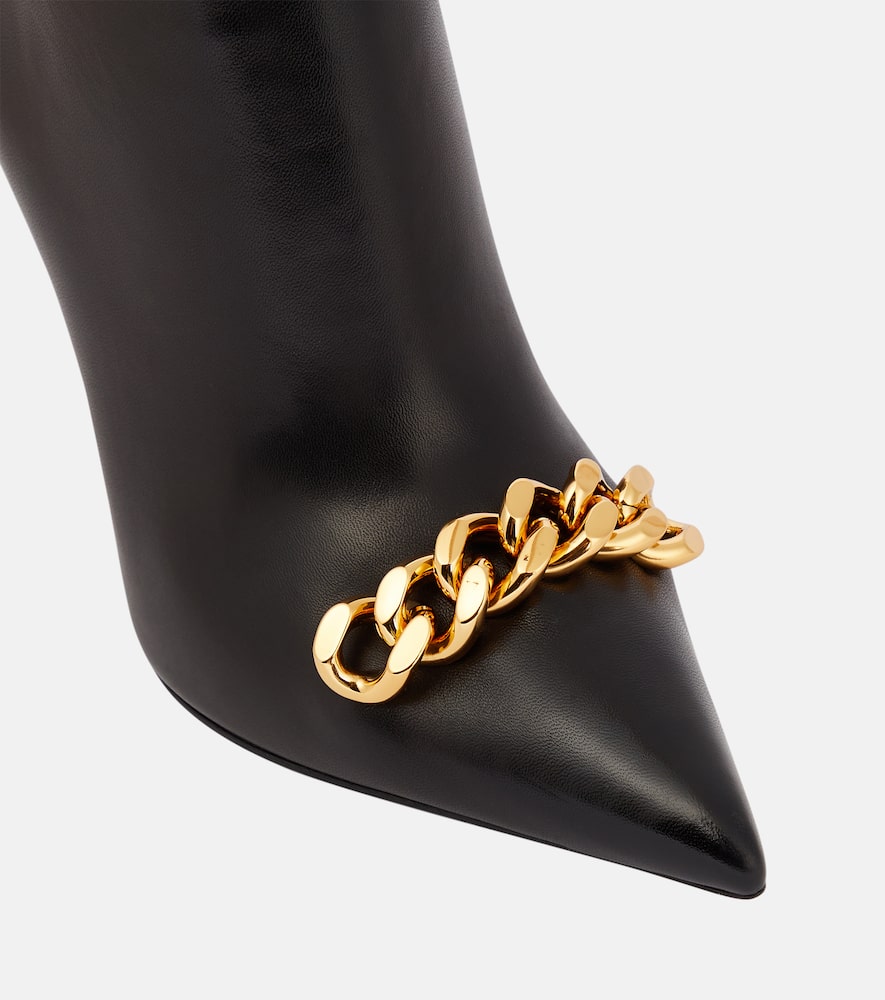 Tom Ford Chain leather ankle boots