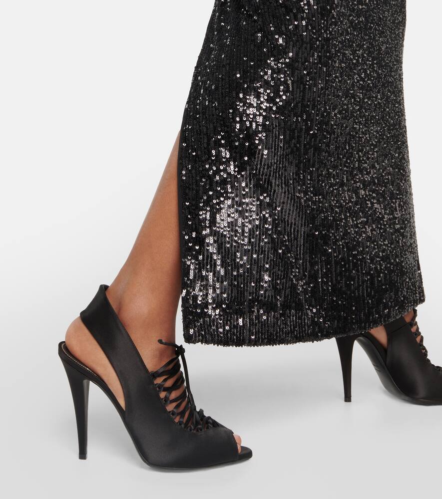 Tom Ford Corset 105 satin sandals