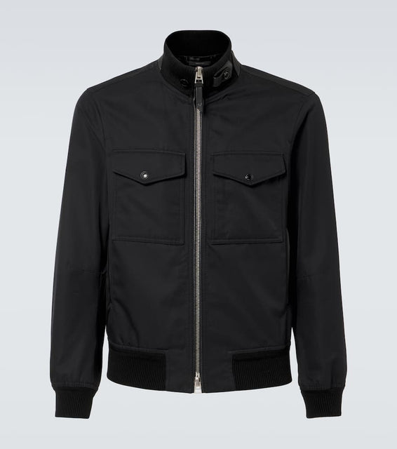 Tom Ford Cotton and silk twill blouson