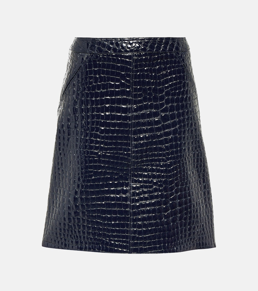Tom Ford Croc-effect leather midi skirt - Tom Ford 鳄鱼纹皮革中长裙