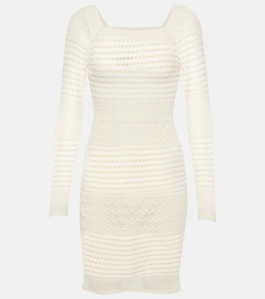 Tom Ford Crochet minidress. 汤姆·福特钩针迷你连衣裙