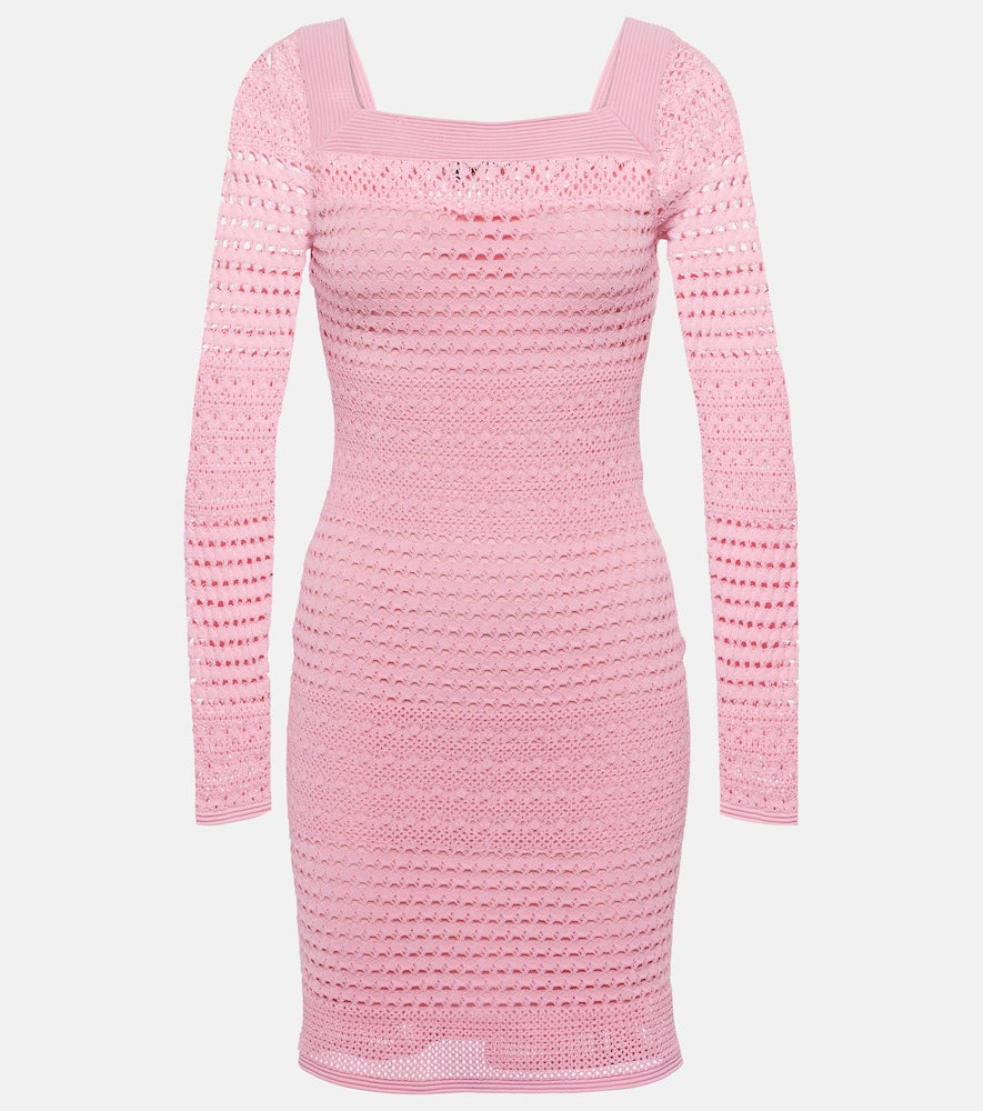 Tom Ford Crochet minidress. 汤姆·福特钩针迷你连衣裙