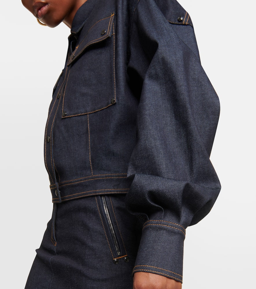 Tom Ford Cropped denim jacket