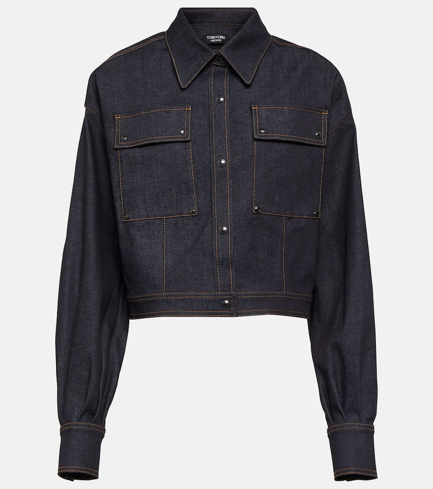 Tom Ford Cropped denim jacket