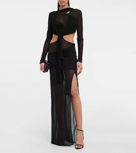 Tom Ford Cutout crêpe jersey gown