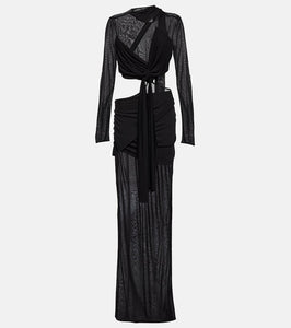 Tom Ford Cutout crêpe jersey gown