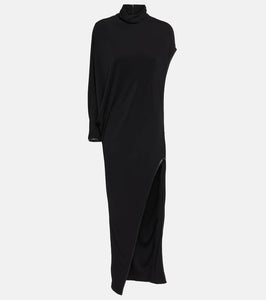 Tom Ford Cutout crêpe jersey maxi dress
