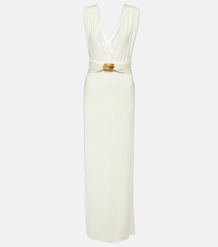 Tom Ford Cutout jersey gown. 汤姆·福特镂空针织礼服