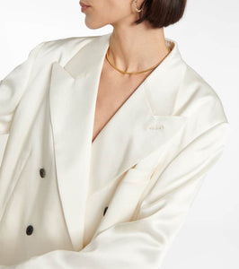 Tom Ford Double-breasted satin blazer