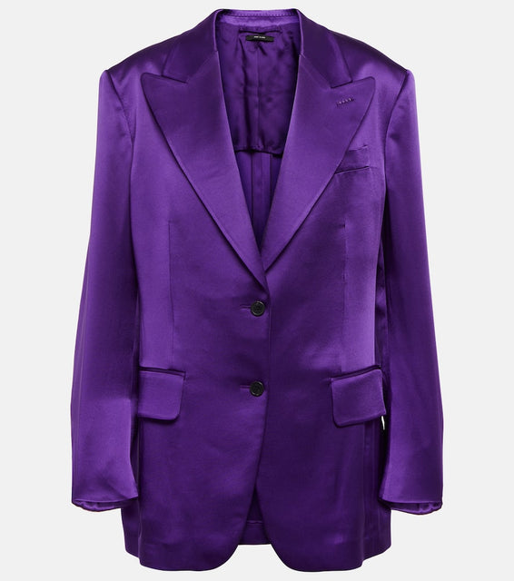 Tom Ford Double-breasted satin blazer