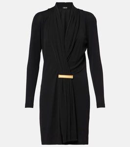 Tom Ford Draped cr√É¬™pe jersey cocktail dress