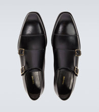 Tom Ford Elkan leather monk strap shoes