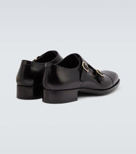 Tom Ford Elkan leather monk strap shoes