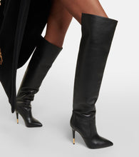 Tom Ford Embellished leather over-the-knee boots