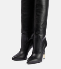 Tom Ford Embellished leather over-the-knee boots