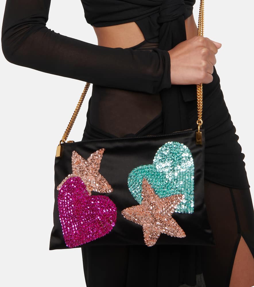 Tom Ford Embellished satin crossbody bag