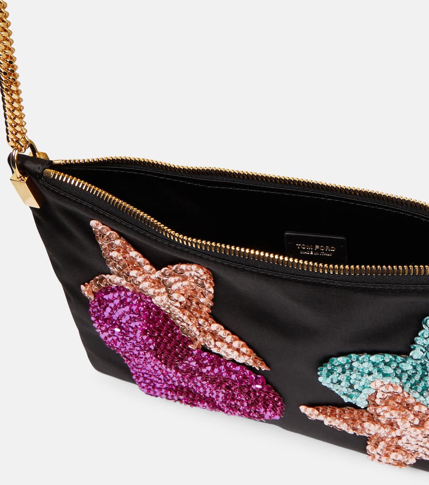 Tom Ford Embellished satin crossbody bag