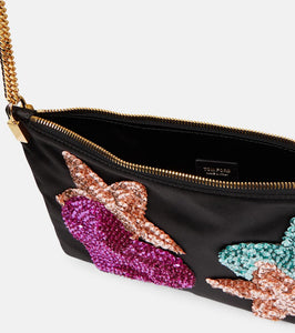 Tom Ford Embellished satin crossbody bag