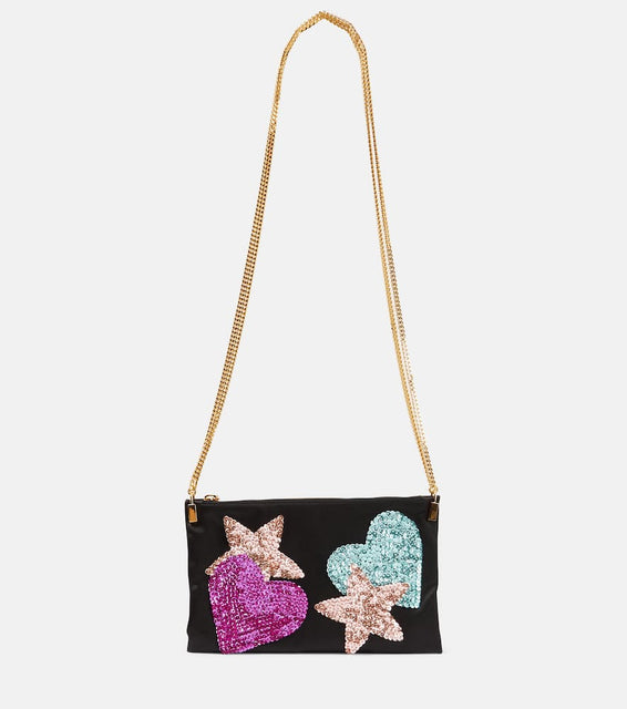 Tom Ford Embellished satin crossbody bag