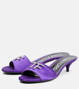 Tom Ford Embellished satin sandals